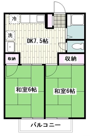 サニーハイム玉縄の物件間取画像